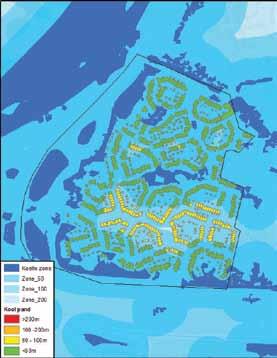 Om zoveel mogelijk stedelijk gebied te verkoelen zijn meerdere kleine parken effectiever dan één groot park. Figuur 3.2 toont in een schema waarom spreiding wenselijk is.