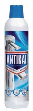 Antikal Regulier 750ml A L L E S R E I N I G E R S Antikal is ideaal voor oppervlakken in je badkamer en keuken die in contact komen met water