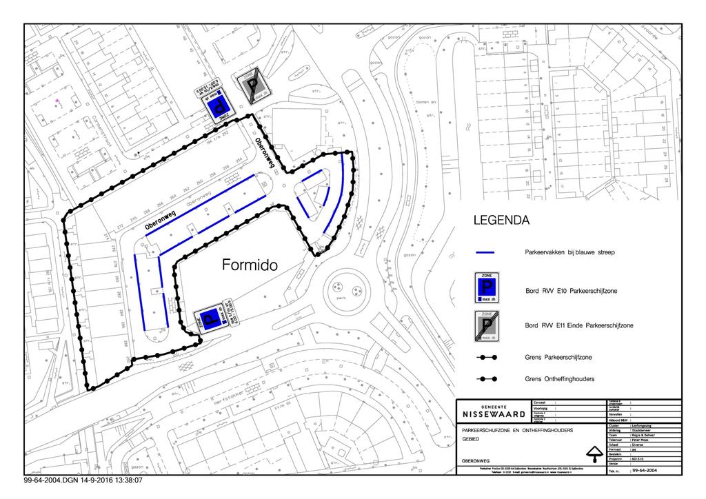 Parkeerschijf-zone en