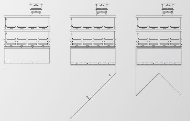 - rioolontluchtingen - natuurlijke of mechanische ventilatiesystemen TOEVOER: Luchtzijdig: - luchttoevoer voor gastoestellen van het gesloten type.