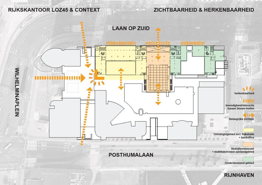 Vlekkenplan 1 e verdieping (ter illustratie) -Entree duidelijk zichtbaar -Herkenbaarheid vanaf de straat