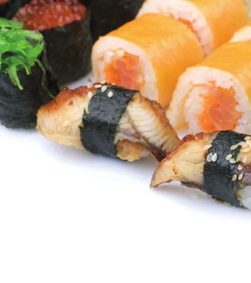 AGENDA Leer originele sushi maken TIJDENS EEN UNIEKE WORKSHOP OP ZATERDAG 10 JUNI Leer van een oud topchef hoe je de lekkerste sushi maakt.