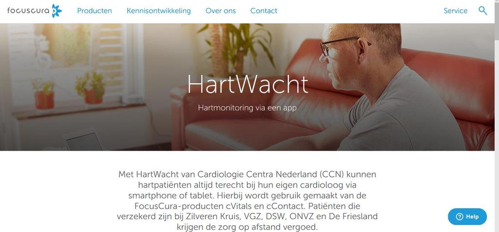 Lichamelijke gezondheid en welbevinden HartWacht Met HartWacht van Cardiologie Centra Nederland (CCN) kunnen hartpatiënten altijd terecht bij hun eigen cardioloog via