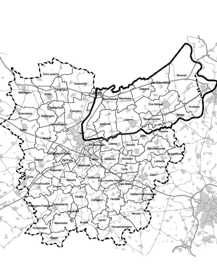 de Zeeuwse polders ten noorden van de dekzandrug omvat. Een betere samenhang van de structuurbepalende valleigebieden en depressies (o.a. Moervaart en Zuidlede) wordt nagestreefd.