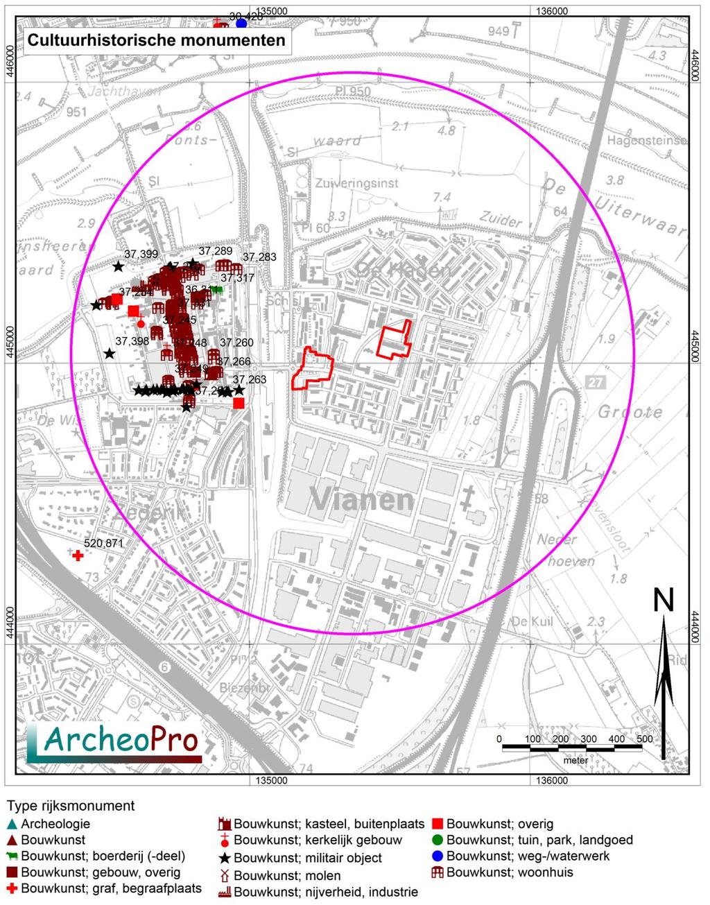 Archeologische onderzoek Vijfheerenland, Vianen, Gemeente Vianen.