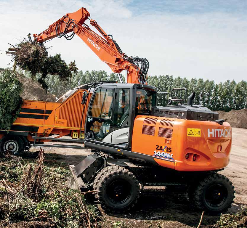 ZAXIS-6-serie HYDRAULISCHE GRAAFMACHINE Modelcode : ZX140W-6 Nominaal motorvermogen