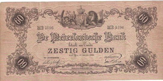 500 171 50 Gulden 1945 bankbiljet. Alm. 99-1. Prachtig/prachtig+. 200 172 50 Gulden 1982 bankbiljet. Alm. 100-1.