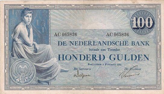 beschreven, overigens fraai+. 750 175 60 Gulden 1860 bankbiljet. Alm. 106-10. Kz.