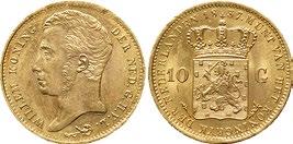 800 466 10 Gulden goud 1827 Brussel.