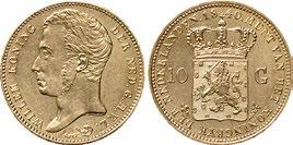 Brussel.  350 477 10 Gulden goud 1839.