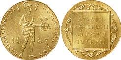 100 536 Gouden dukaat 1925. Zeer fraai+.