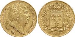 140 1 Austria. Gold ducat 1915. Restrike. 100 2 Belgium. 20 Francs gold 1865. VF. 140 3 Belgium. 20 Francs gold 1870. VF. 140 4 Belgium.