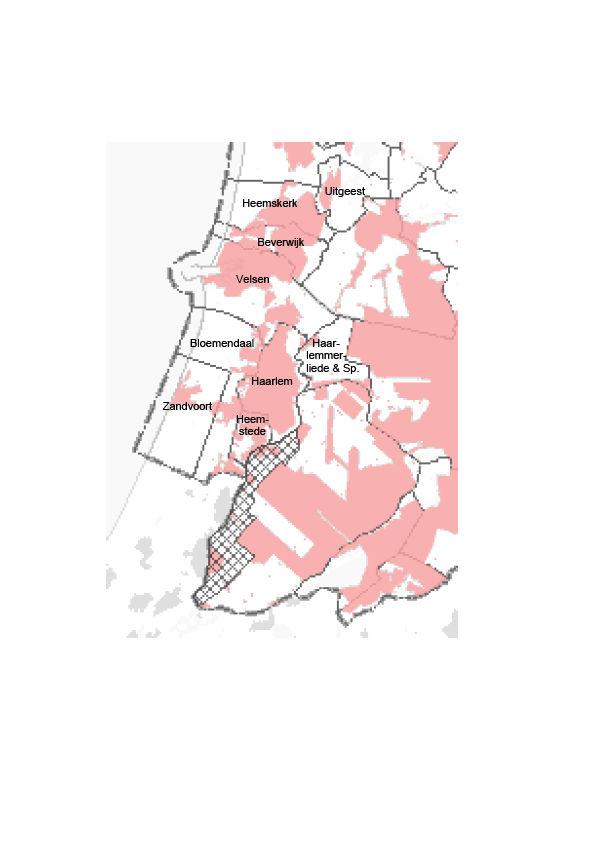 Figuur 1 Overzicht van de regio Zuid-Kennemerland/IJmond Het doel van dit RAP is te komen tot een regionale woningbouwprogrammering, waarbij op regionaal niveau de afstemming tussen woningvraag en