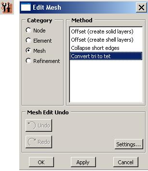 Hoofdstuk 8. Meshingprogramma s 120 inp. Dit bestand wordt in Abaqus geïmporteerd door in het menu File op Import en Model te klikken.