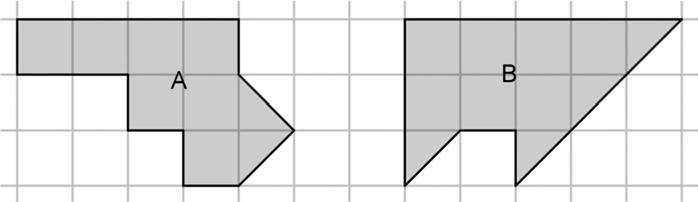 Bladsy 46 Op hierdie bladsy ondersoek kinders oppervlakte ten einde n begrip van vierkante eenhede te ontwikkel en probleme wat berekeninge met vierkante sentimeter behels, op te los.