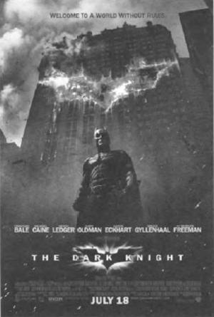 51 Figuur 1: Poster van The Dark Knight met brandende wolkenkrabber.
