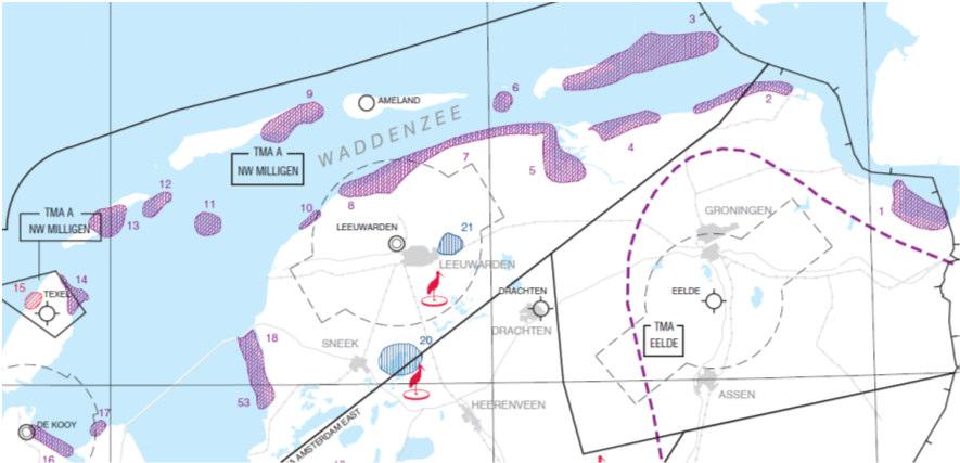 Figuur 1: Begrenzing N2000 gebied Waddenzee en het