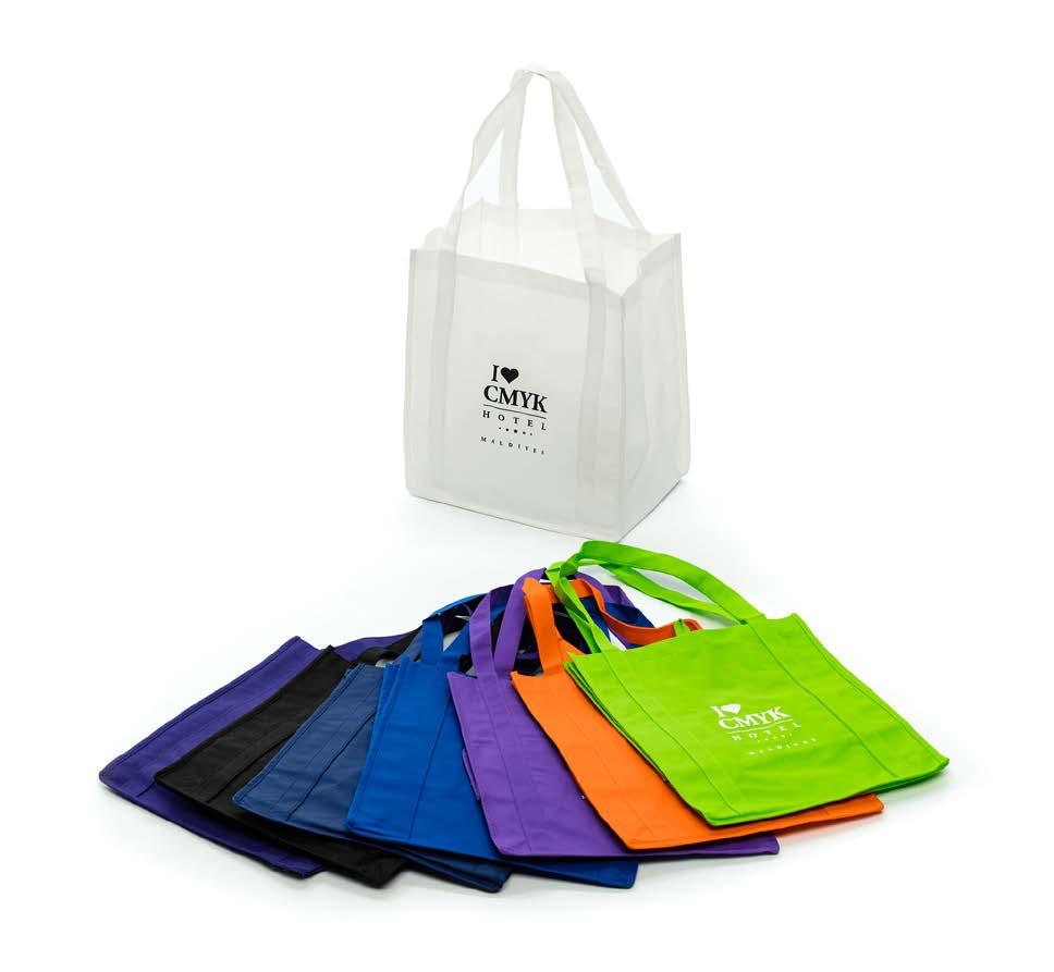 Nederlands Non woven boodschappentas mini De compacte variant van de Non woven boodschappentas.