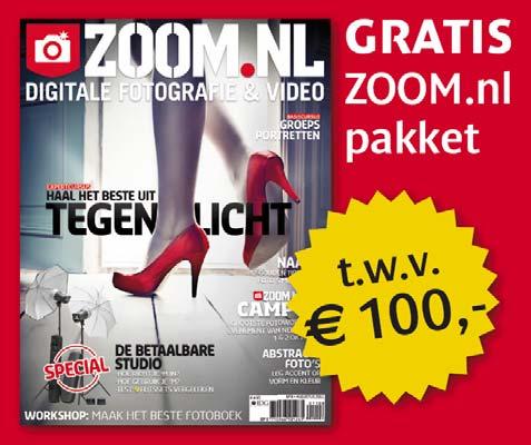 Omschrijving Promotie Nu bij de Canon EOS 550D een ZOOM.nl pakket kado Wanneer de consument in de periode 1 september 2011 tot en met 31 oktober 2011 een EOS 550D koopt, ontvangt men een ZOOM.