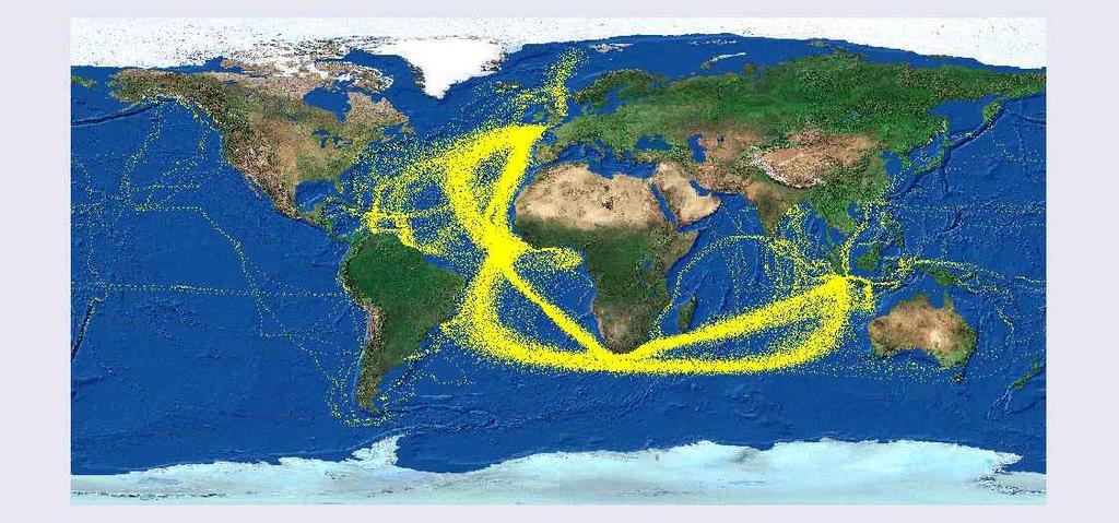 2. Voorbeelden maritieme data (2 van 3) CLImatological database for