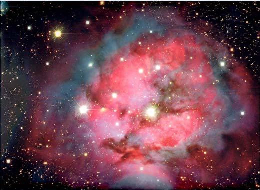 63 in UV en visueel 17 in infrarood 9 Carina Nebula 10