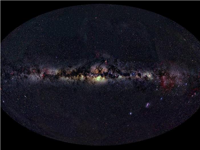 All-sky map in visual light (all