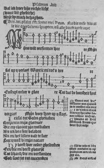 XV Souterliedekens, Antwerpen (Symon Cock), 1540 's-gravenhage, Koninklijke Bibliotheek, 3 B 4, fol.
