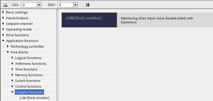 Complexe vrije functies Voorbeeld van een limiet bewaking, Limit monitor. 4.3.