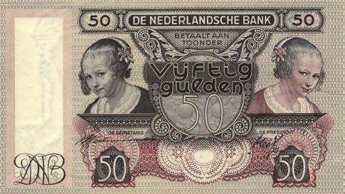 7132 7133 7131 50 Gulden 1941 Oestereetster (Mev. 97-1 / AV 65.