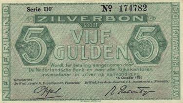 1a) 17 stuks met opeenvolgende serienummers van 5KH042978-5KH042994 - PR- en beter 50 6911 5 Gulden 1966 Vondel I (Mev. 23-1a / AV 18.