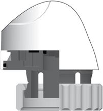 Werkgebied De EMO TM is ontwikkeld voor alle IMI TA/IMI Heimeier afsluiters met M3x1,5 aansluiting. De motor heeft een werkgebied overeenkomstig met X = 11,1 mm 15,8 mm.