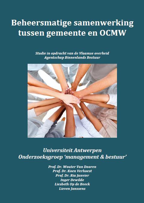 Een opeenvolging van veranderingen Dienstverleningsmodel Organisatiestructuur Samenwerking gemeente OCMW