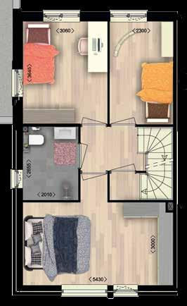 Optionele mogelijkheden Uitbouw van 2,5 meter aan achterzijde Mogelijkheid tot zij-uitbreiding woonkamer in garage Extra