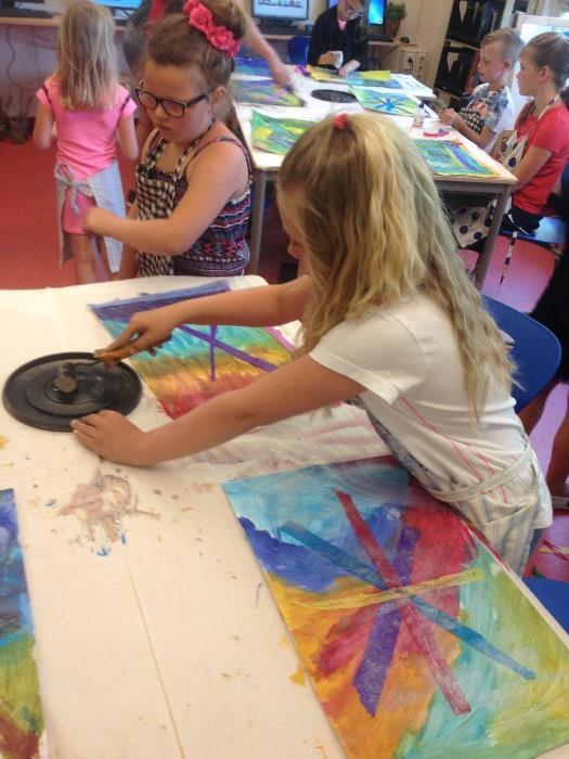 Groep 3 Gastles Atelier Abel 29 mei hadden we in groep 3 een hele