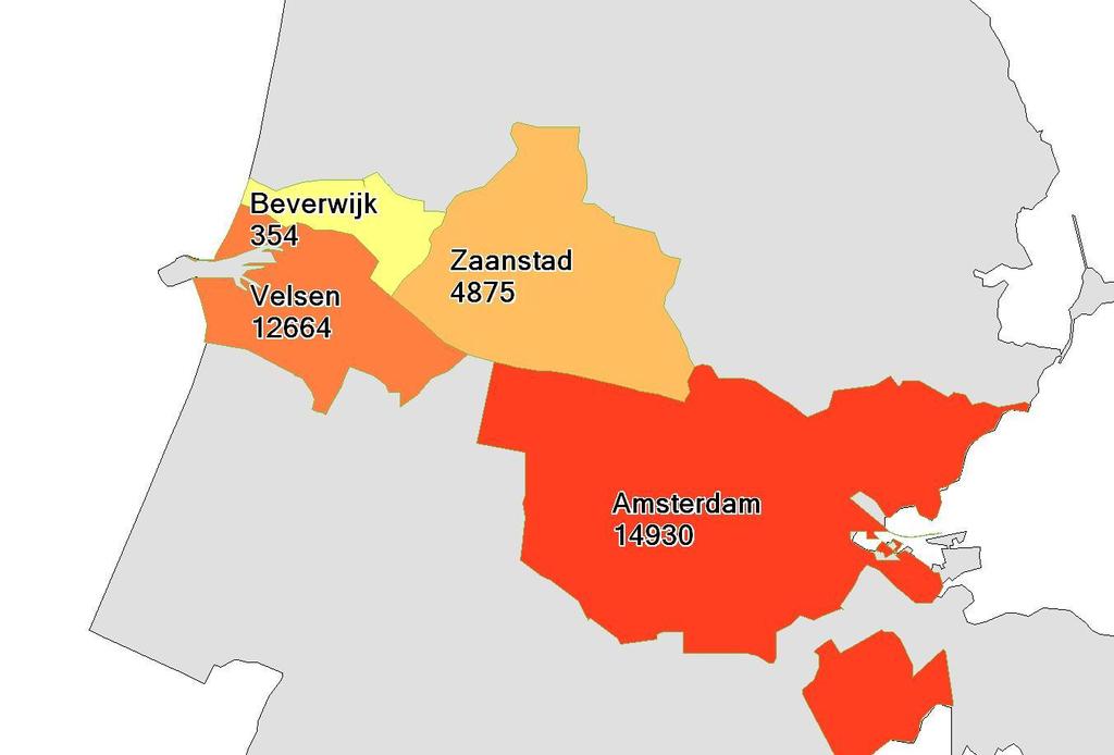 Werkgelegenheid in personen Economische betekenis Nederlandse zeehavengebieden 2010 Noordzeekanaalgebied 25.