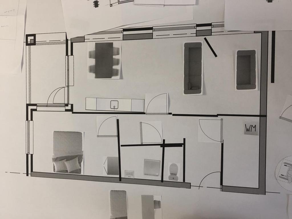 Suggesties 2-kamerappartement Toelichting Door de extra kleine kamer te laten vervallen, kan de