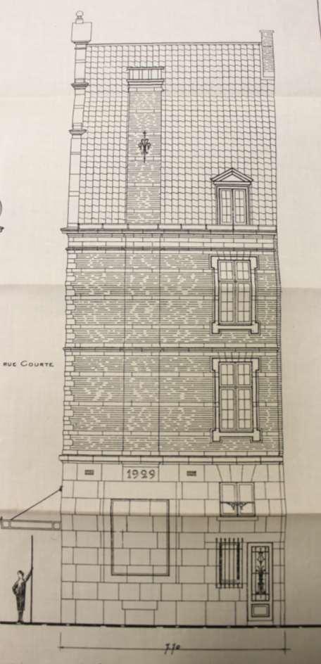 Stadsarchief Leuven, Modern Archief, dossier 87912 (bouwvergunning 24.05.