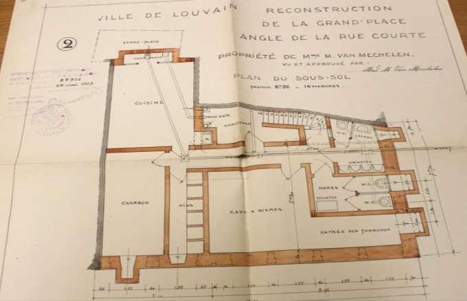 1929) plan bovenverdiepingen  1929) plan bovenverdiepingen