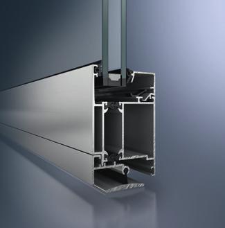 Schüco ADS HD Aluminium deursystemen Systèmes de porte en aluminium Het Schüco deursysteem ADS HD is gericht naar de hoogste eisen in de projectbouw en ontworpen voor een permanente en maximale