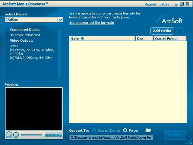 B Video overzetten 1 Sluit de speler op uw pc aan met de meegeleverde USB-kabel. 2 Start Media Converter for Philips.