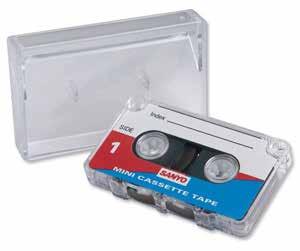 20. MINICASSETTE 20.1. HERKENNEN VAN DE MINICASSETTE Foto: http://www.premicom.co.uk/sanyo-c-40n-mini-cassette-tape--c40n--single- 516-p.