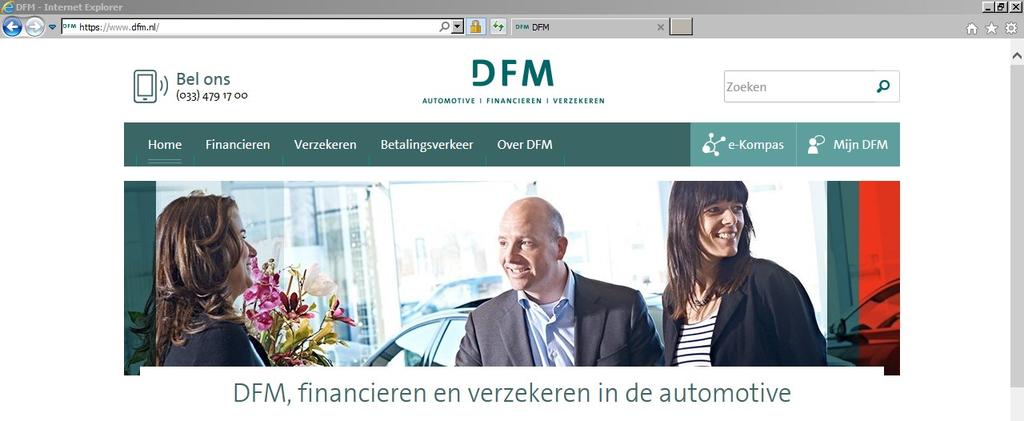 Voordat u begint met opnieuw initialiseren van e-sign, zult u altijd eerst contact op moeten nemen met de afdeling Betalingsverkeer van DFM.