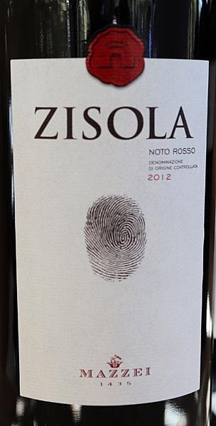 2012 Noto DOC, bijna 100% nero d avola, alberello stokken, 14-16 dagen vergist op de schillen bij 26-28 C, opvoeding 10 maanden op barriques waarvan 1/3 nieuw, alc.