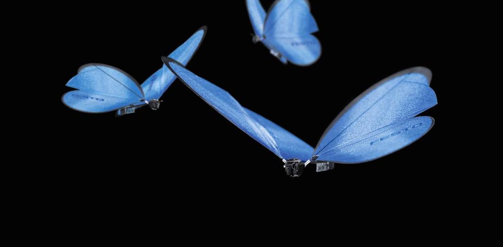 Ultralight flying objects with collective behaviour emotionbutterflies Control and monitoring system for the factory of the future Continuous communication