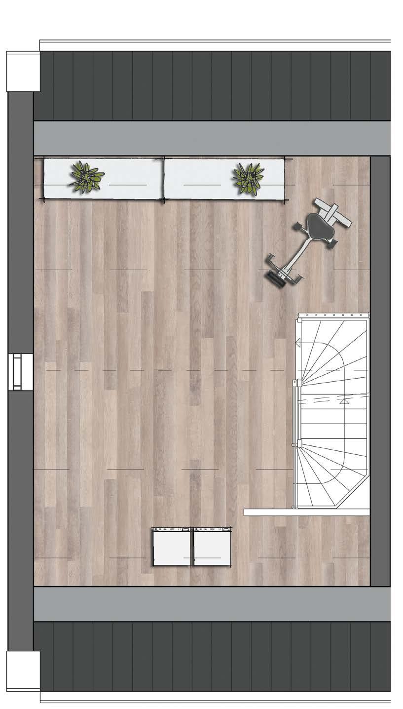 ) 5620 mm 5620 mm Deze plattegronden geven de sfeer en mogelijkheden aan. Detailplattegronden inclusief maatvoering staan vermeld op de verkooptekeningen.