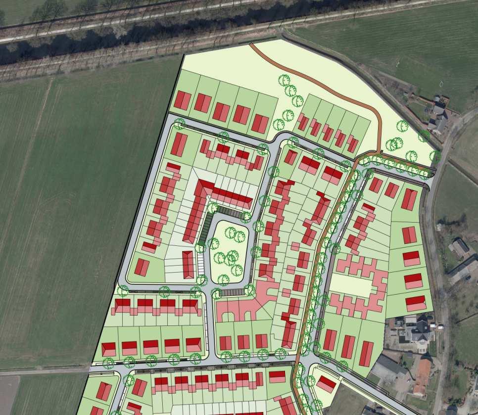 stedenbouwkundig plan Eindhovens kanaal Fase 2 In de tweede fase van Luchen bevinden zich uitsluitend woningen.