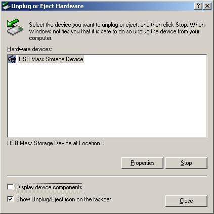 3.3 Het apparaat verwijderen Volg in Windows ME, 2000 en XP onderstaande verwijderingsprocedure om de kans op gegevensverlies te minimaliseren: U vindt het pictogram "Veilig verwijderen" in het