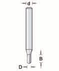 HSS Frezen Voor zachte houtsoorten HSS Groeffrees (Vingerfrees) Z= ArtikelNr D B d 0-6 4 5 6-6 5 6 6 0-8 4 5 8 HSS Groeffrees (Vingerfrees) Z=2 ArtikelNr D B d 2-6 6 6 6 3-6 8 9 6 4-6 0 9 6 5-6