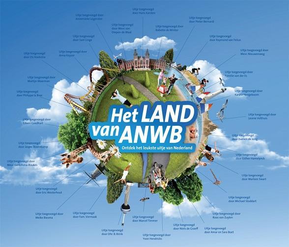 Het Land van ANWB 15 maart 2016 verkiezing leukste uitje van Nederland Met de
