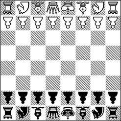 Artikel 2: De beginopstelling van de stukken op het schaakbord 2.